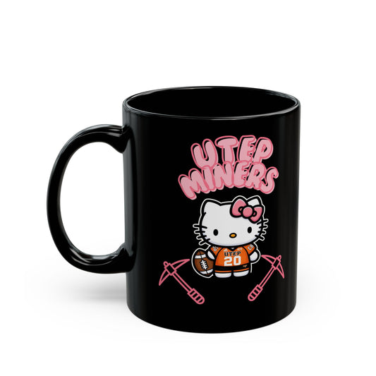 Hello Kitty UTEP Black Mug (11oz, 15oz)