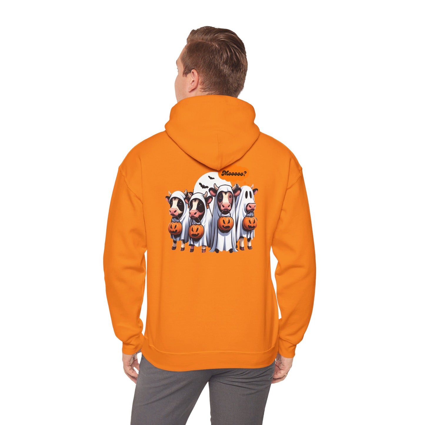 Moo-Boo-tacular Halloween Hoodie - Unisex Heavy Blend™ Hooded Sweatshirt