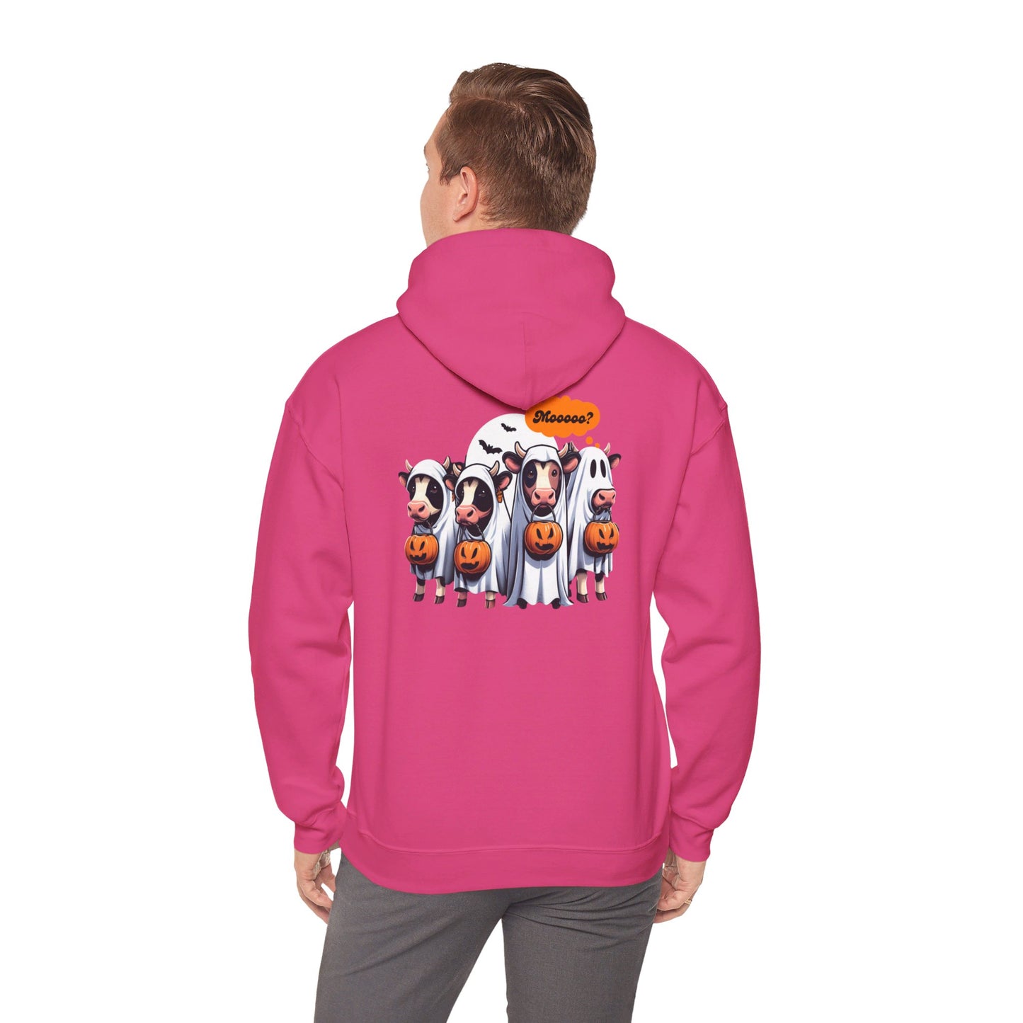 Moo-Boo-tacular Halloween Hoodie - Unisex Heavy Blend™ Hooded Sweatshirt