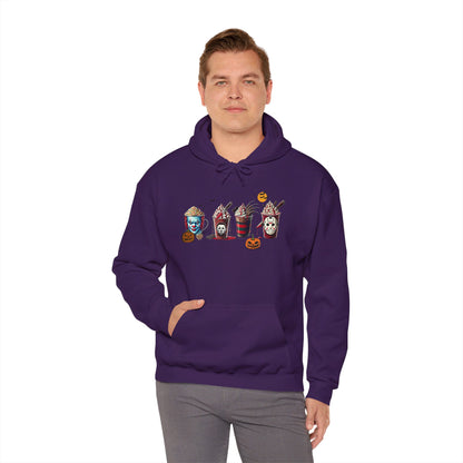 Horror Icons Frappe Sweater - Unisex Heavy Blend™ Hooded Sweatshirt