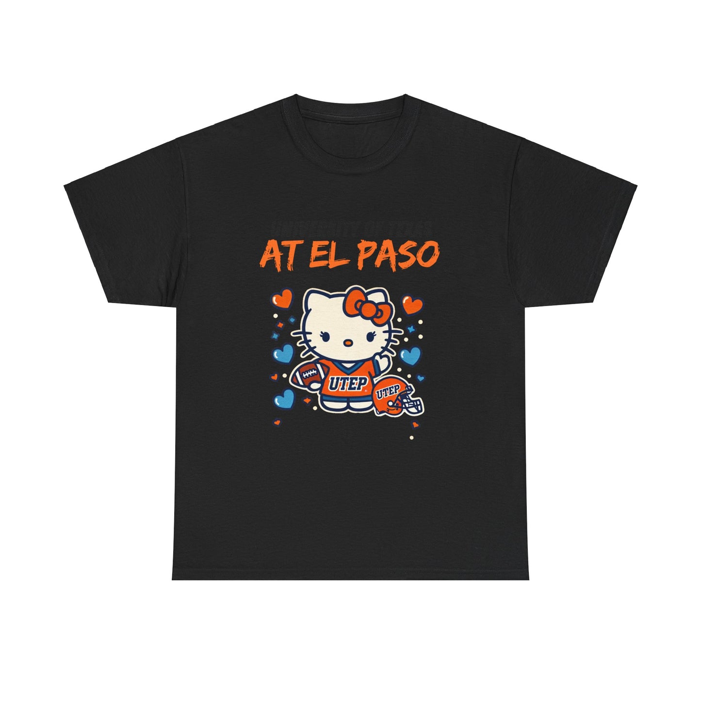 UTEP Hello Kitty Shirt  Unisex Heavy Cotton Tee