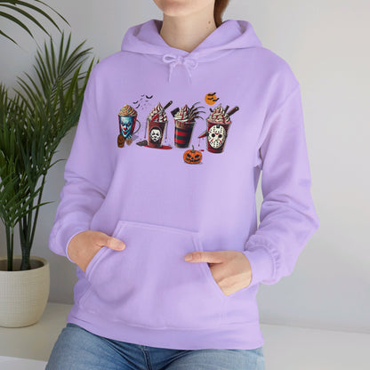 Horror Icons Frappe Sweater - Unisex Heavy Blend™ Hooded Sweatshirt