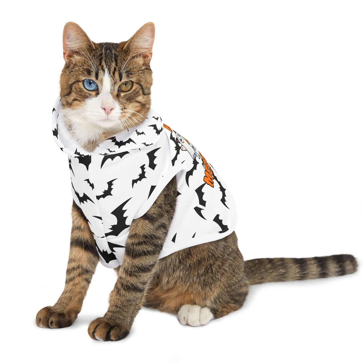 Pet Hoodie- "Happy Meow-lloween!" Cat hoodie