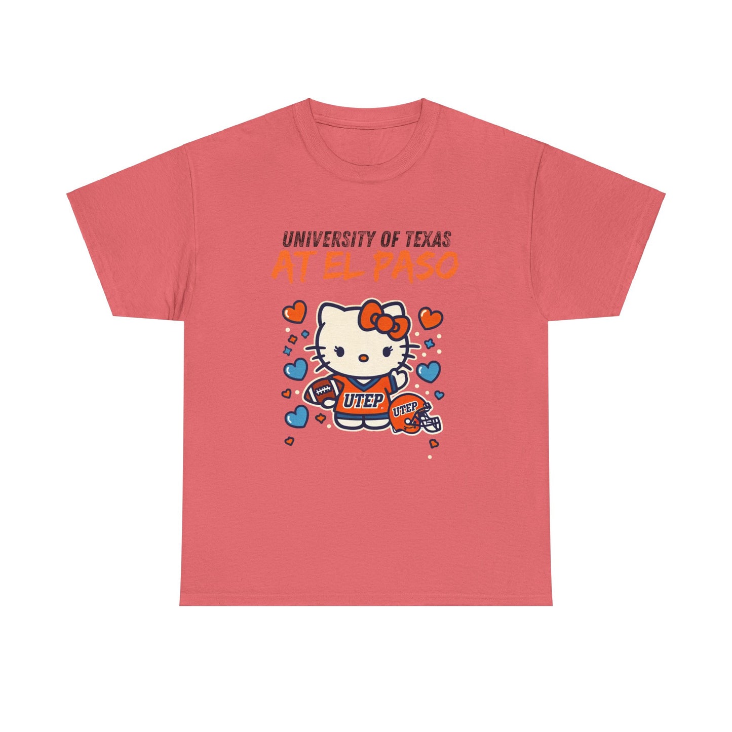 UTEP Hello Kitty Shirt  Unisex Heavy Cotton Tee