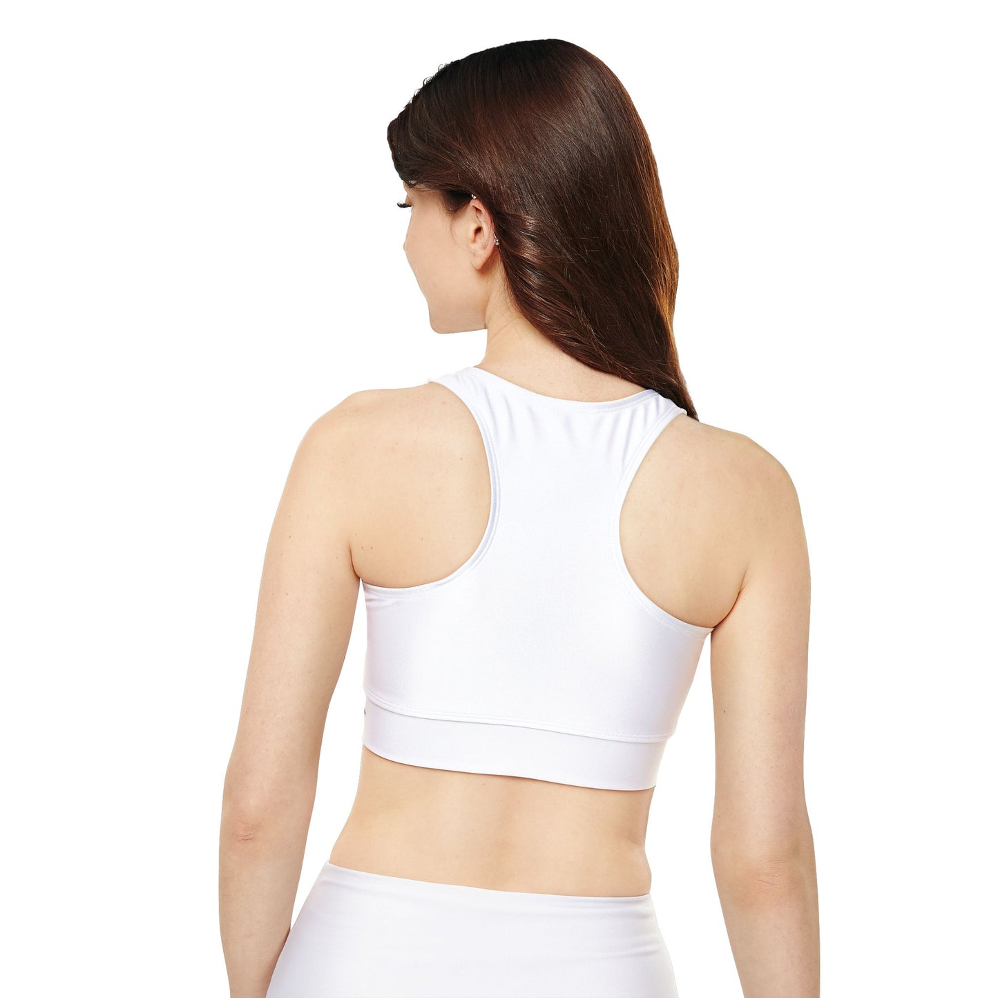 UTEP Miners Fully Lined, Padded Sports Bra (AOP)