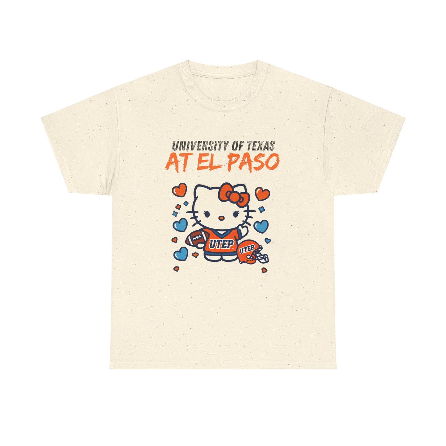 UTEP Hello Kitty Shirt  Unisex Heavy Cotton Tee