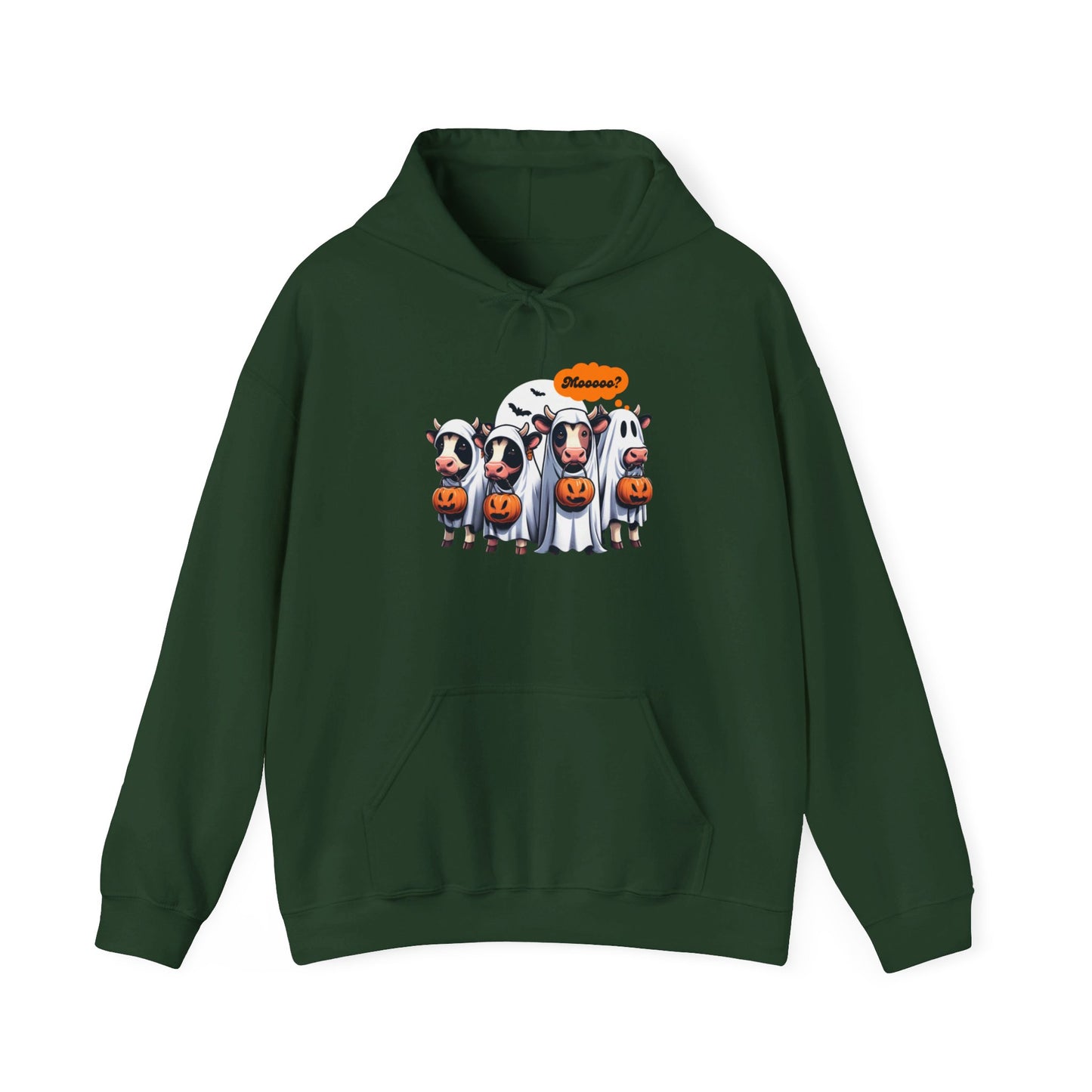 Moo-Boo-tacular Halloween Hoodie - Unisex Heavy Blend™ Hooded Sweatshirt