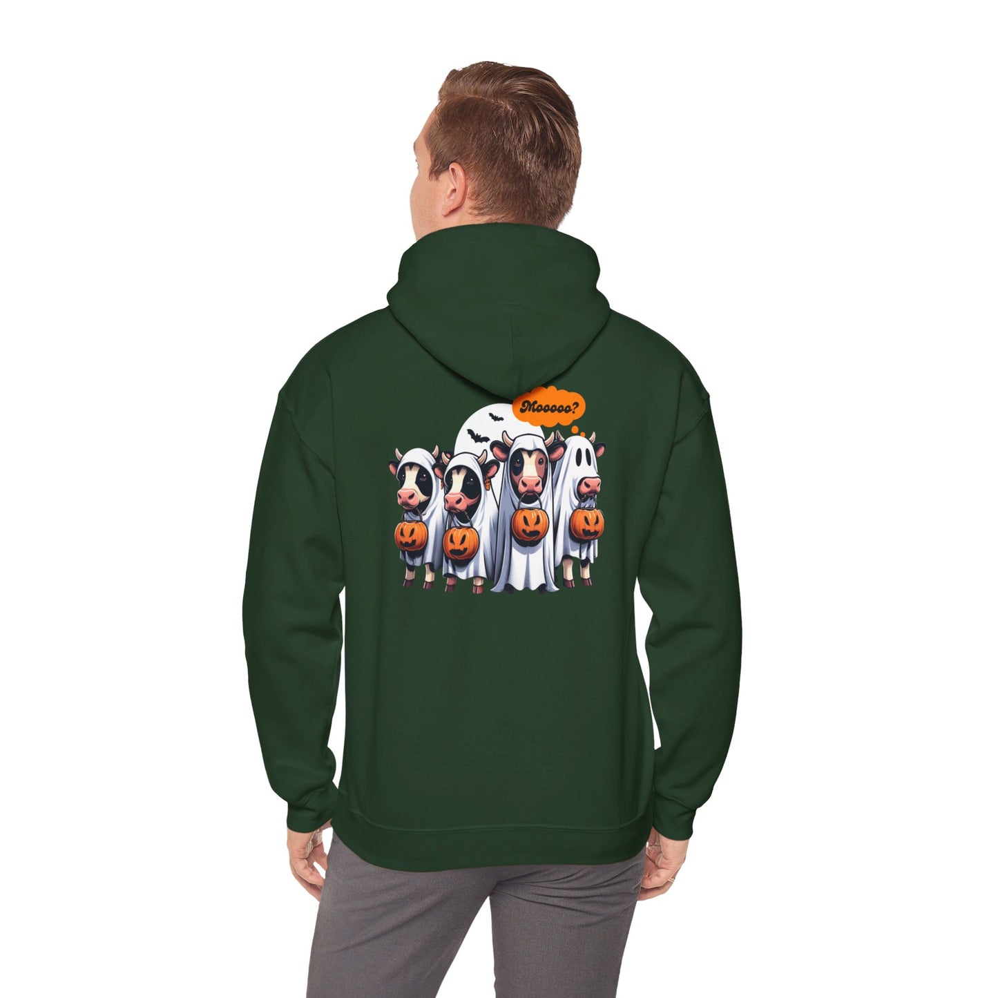 Moo-Boo-tacular Halloween Hoodie - Unisex Heavy Blend™ Hooded Sweatshirt