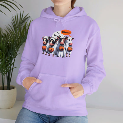 Moo-Boo-tacular Halloween Hoodie - Unisex Heavy Blend™ Hooded Sweatshirt