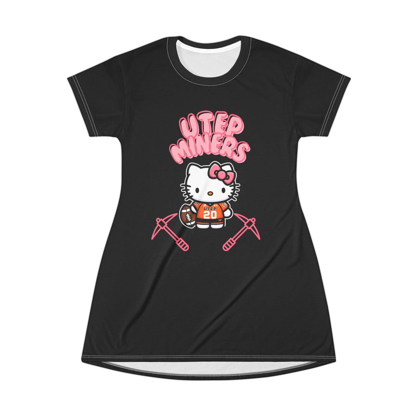 Hello Kitty UTEP T-Shirt Dress (AOP)