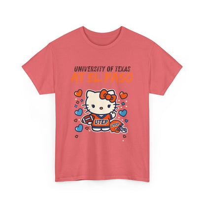 UTEP Hello Kitty Shirt  Unisex Heavy Cotton Tee