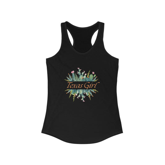 Texas Girl Women's Ideal Racerback Tank