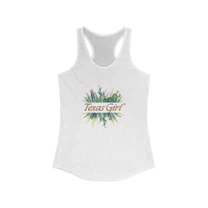 Texas Girl Women's Ideal Racerback Tank