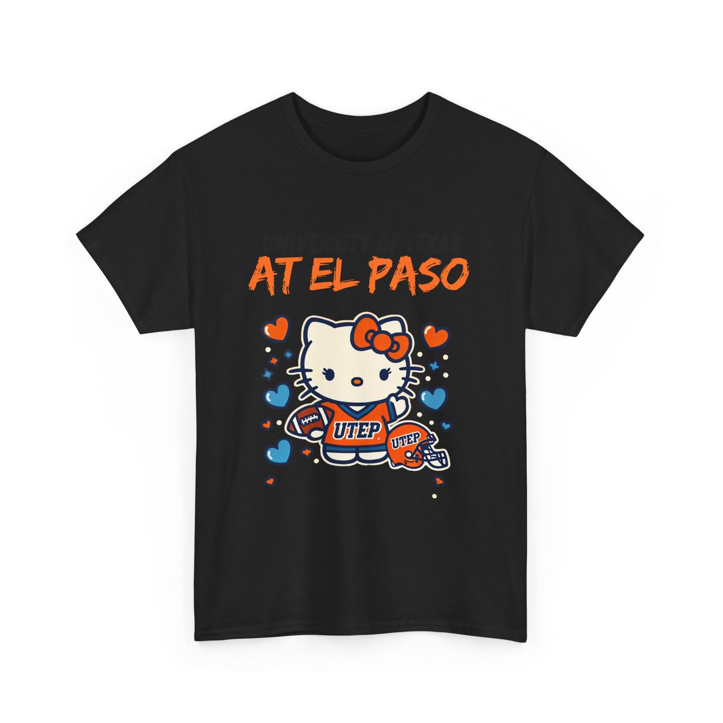 UTEP Hello Kitty Shirt  Unisex Heavy Cotton Tee