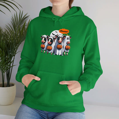 Moo-Boo-tacular Halloween Hoodie - Unisex Heavy Blend™ Hooded Sweatshirt