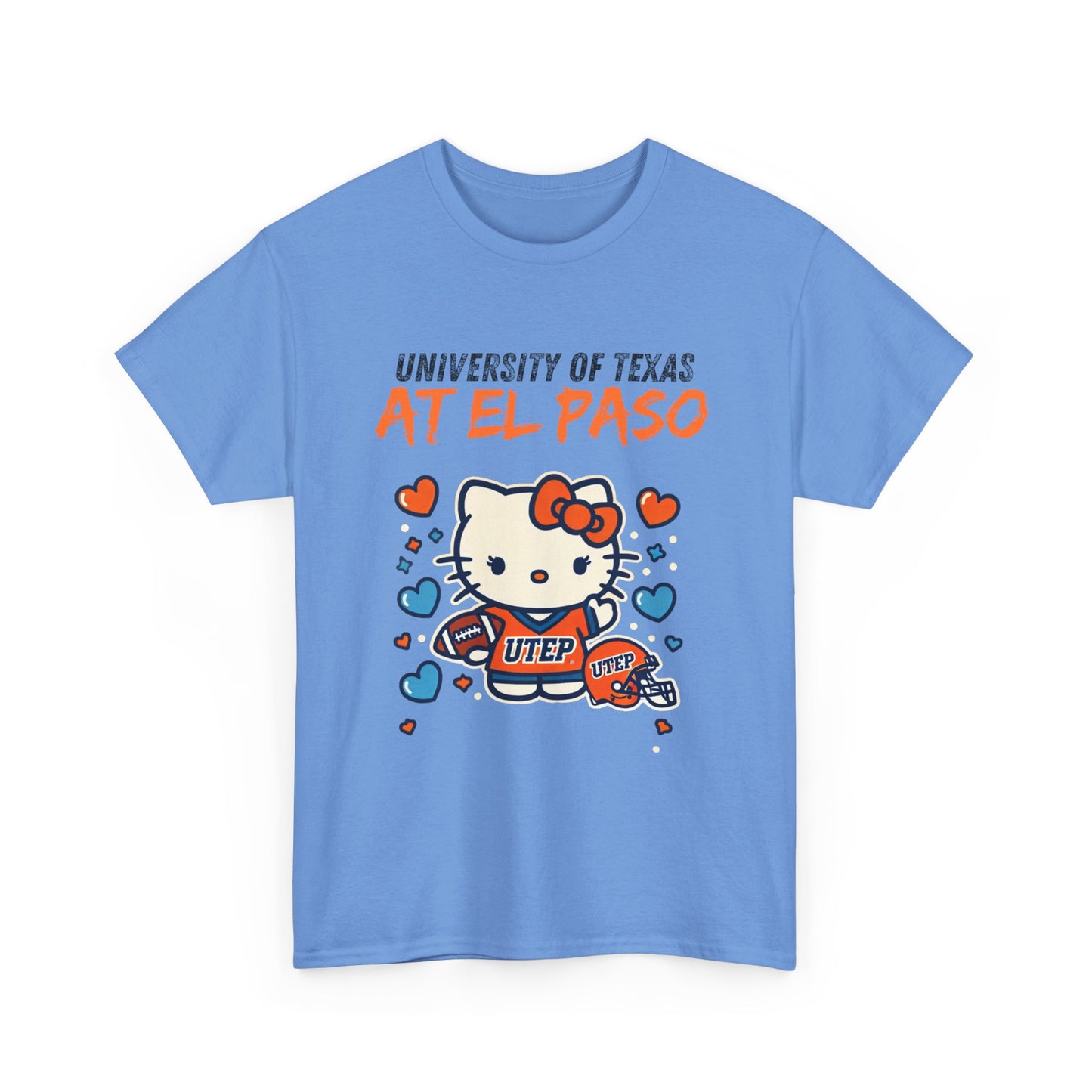 UTEP Hello Kitty Shirt  Unisex Heavy Cotton Tee