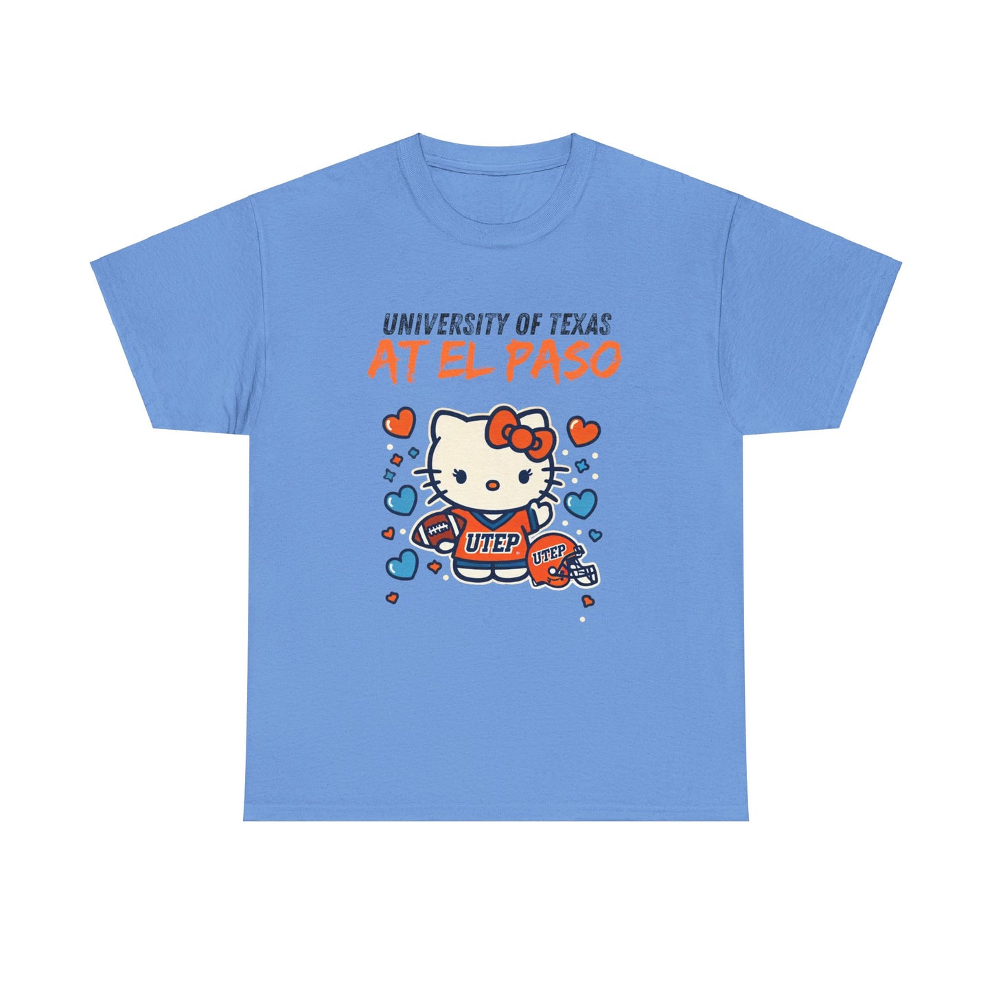 UTEP Hello Kitty Shirt  Unisex Heavy Cotton Tee