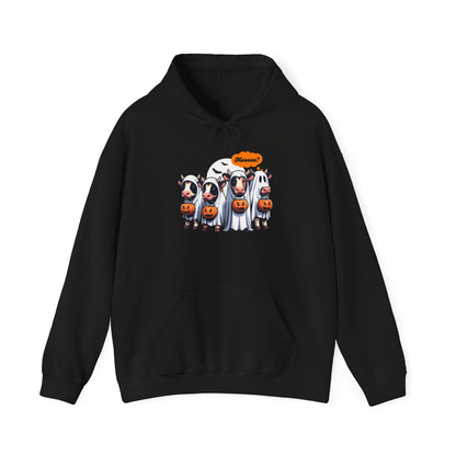 Moo-Boo-tacular Halloween Hoodie - Unisex Heavy Blend™ Hooded Sweatshirt