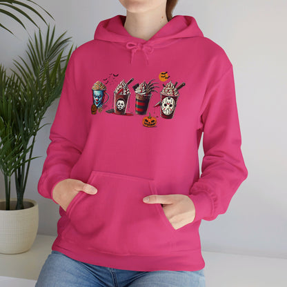 Horror Icons Frappe Sweater - Unisex Heavy Blend™ Hooded Sweatshirt