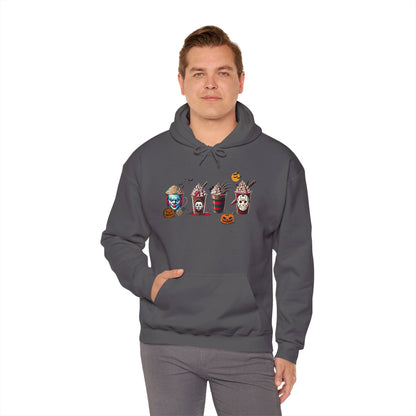 Horror Icons Frappe Sweater - Unisex Heavy Blend™ Hooded Sweatshirt