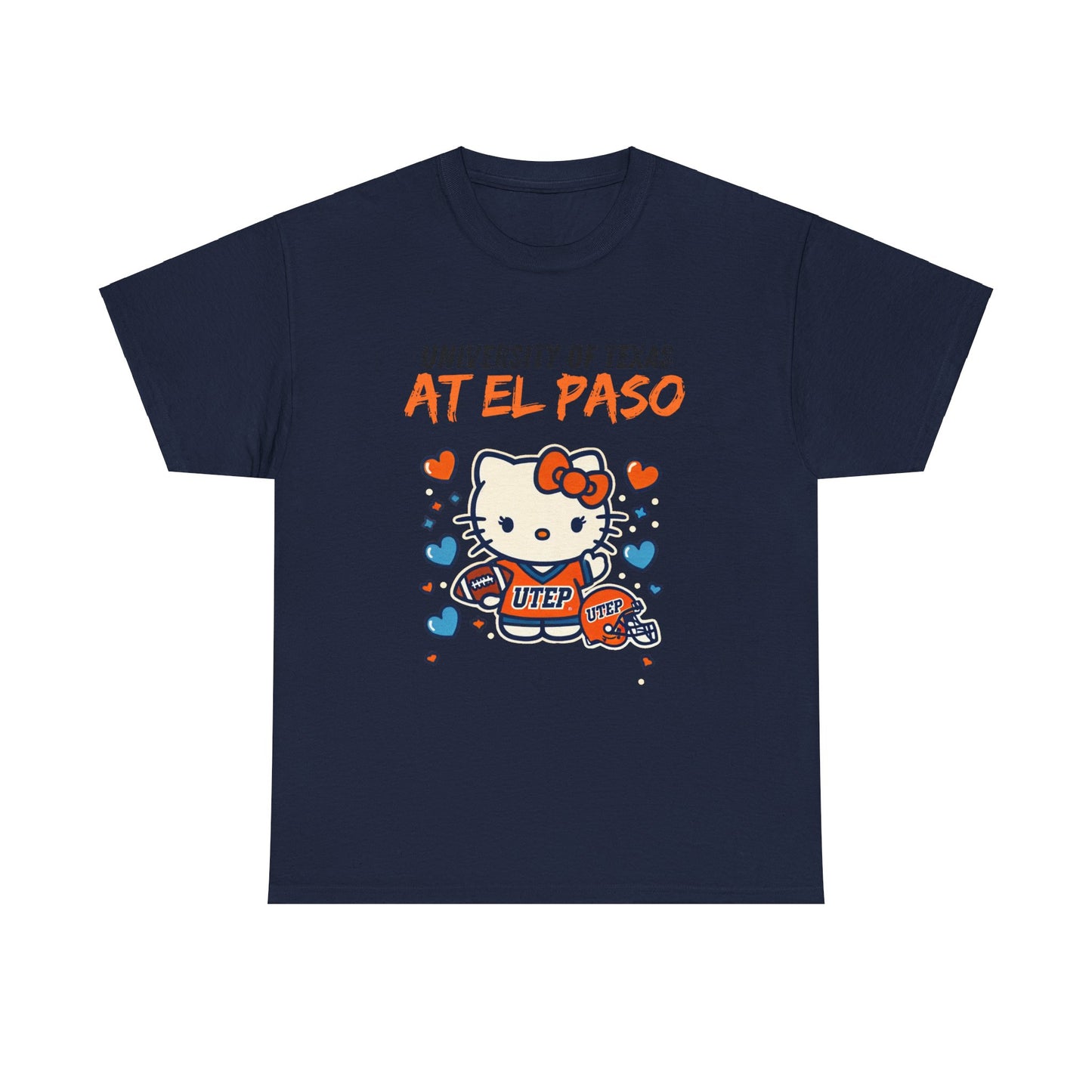 UTEP Hello Kitty Shirt  Unisex Heavy Cotton Tee