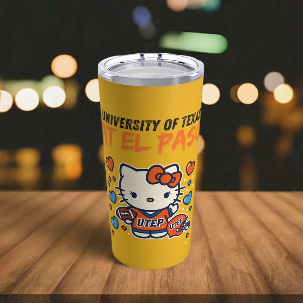 UTEP Hello Kitty Tumbler 20oz